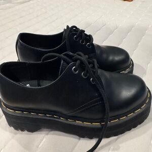 Dr. Martens 1461 platform black leather LIKE NEW